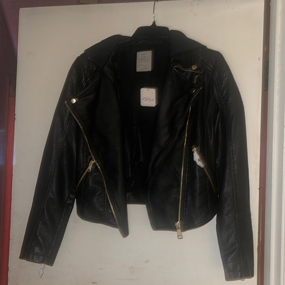 Free People Vegan leather jacket - Picture 4 of 15